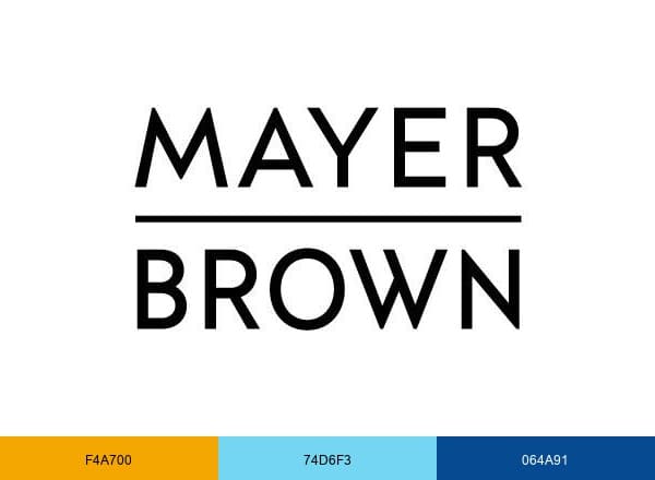 Mayer Brown brand color palette