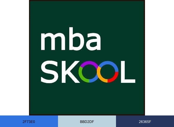 MBA Skool brand color palette
