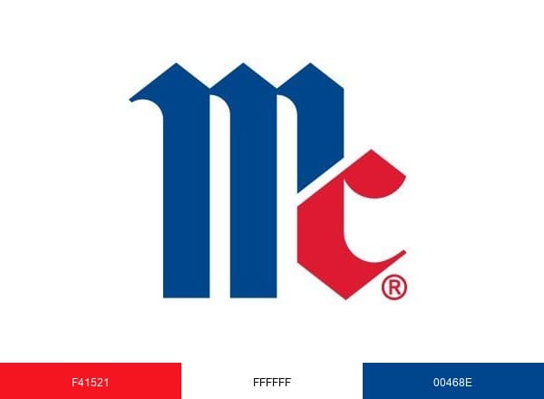 McCormick & Company brand color palette