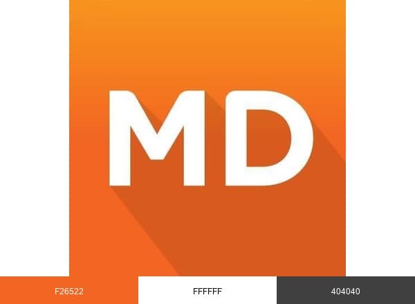 MDLIVE brand color palette