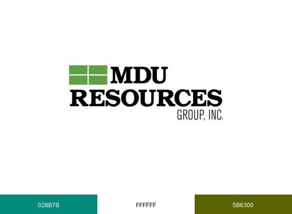 MDU Resources Group brand color palette