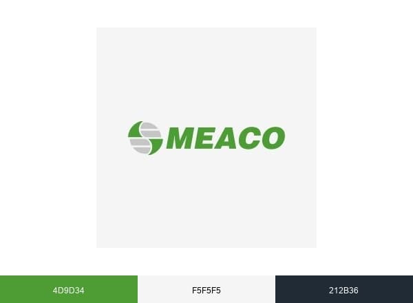 Meaco brand color palette