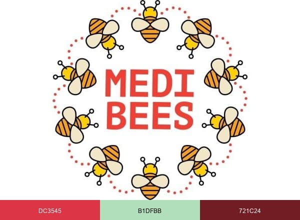 MEDIBEES brand color palette
