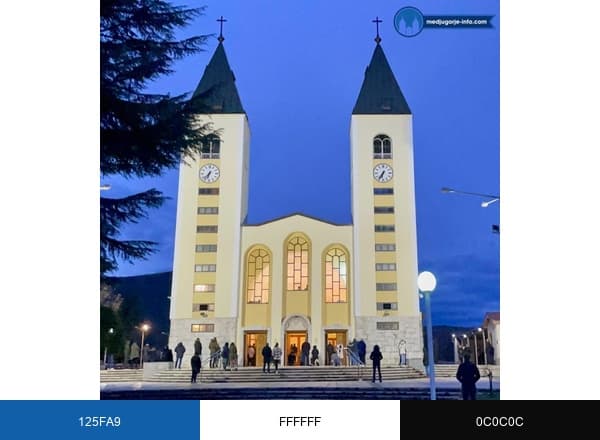 Medjugorje-Info brand color palette