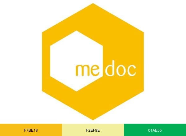 MEDoc brand color palette