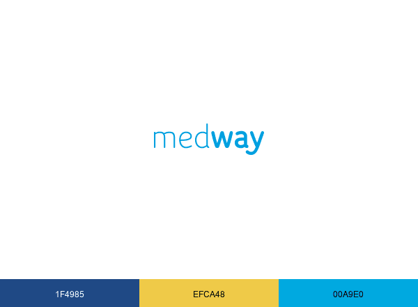 Medway Clínica brand color palette
