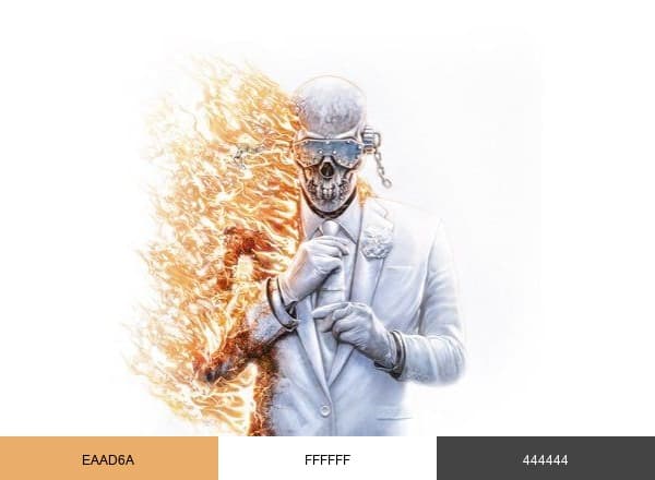 Megadeth brand color palette