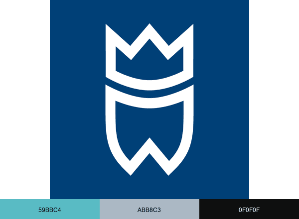 MEINDENTIST brand color palette