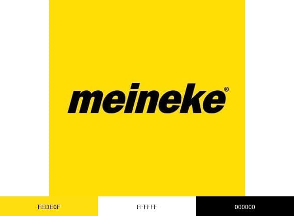 Meineke Car Care brand color palette