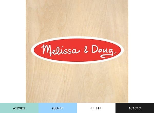 Melissa & Doug brand color palette