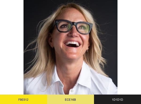 Mel Robbins brand color palette
