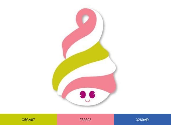 Menchie's brand color palette
