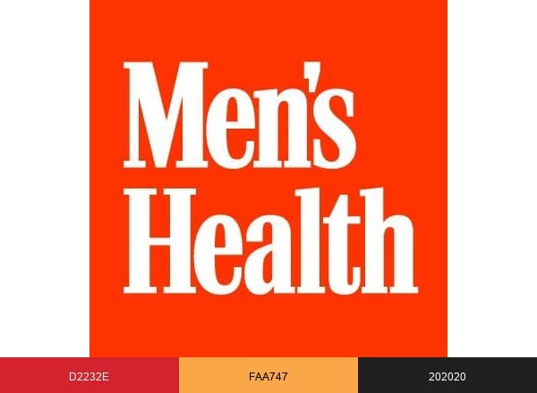 Men's Health Mag brand color palette
