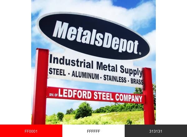 Metals Depot brand color palette