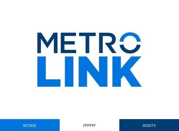 Metrolink brand color palette