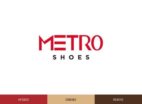 Metro Shoes brand color palette