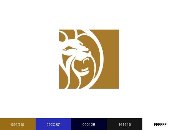 MGM Resorts brand color palette