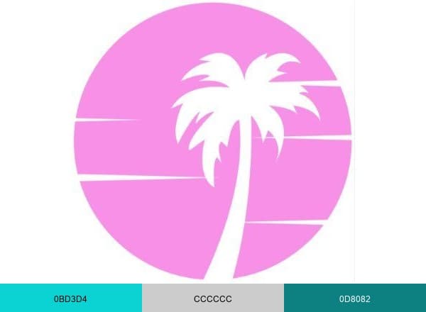 Miami Lots brand color palette
