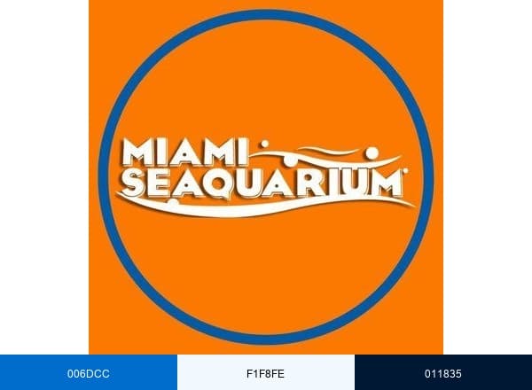Miami Seaquarium brand color palette