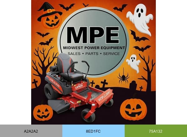 Midwest Power Equipment brand color palette