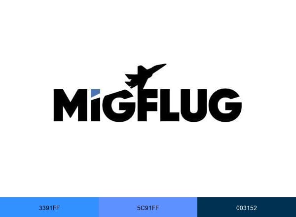 MiGFlug brand color palette