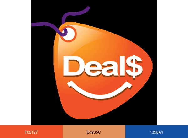 Mighty Deals brand color palette