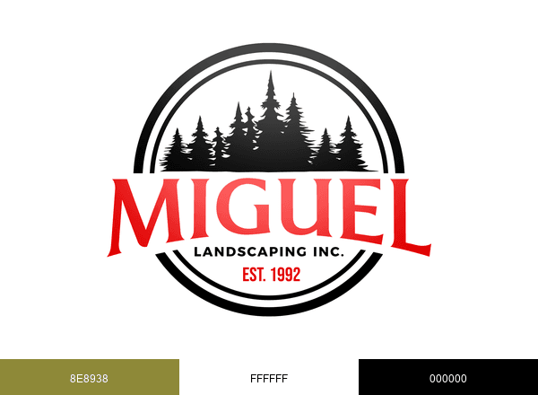 Miguel Landscaping Inc brand color palette