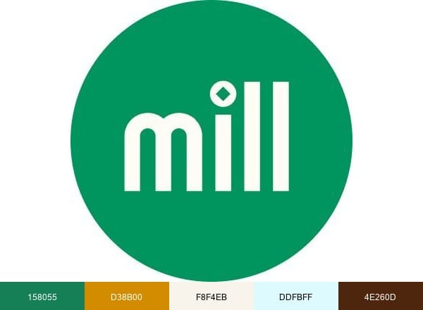 Mill brand color palette