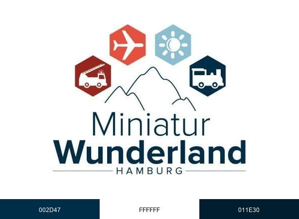 Miniatur Wunderland brand color palette