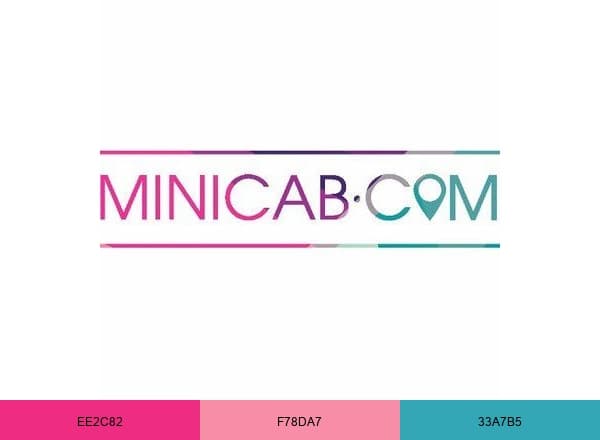Minicabdotcom brand color palette