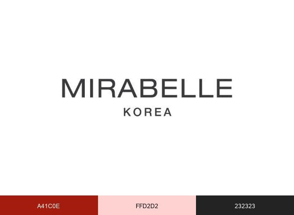 Mirabelle Korea brand color palette