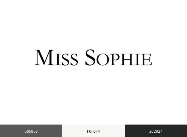 MISS SOPHIE brand color palette