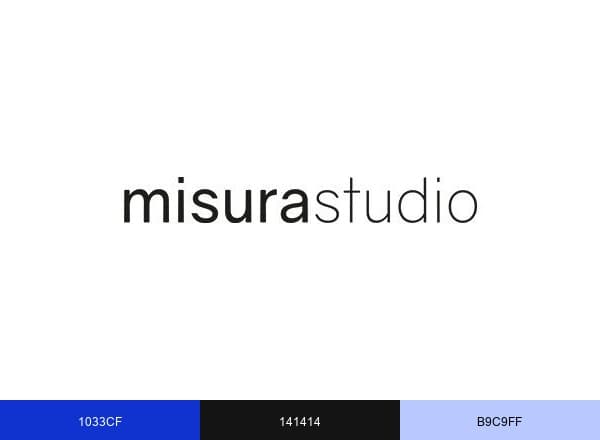 Misura Studio brand color palette