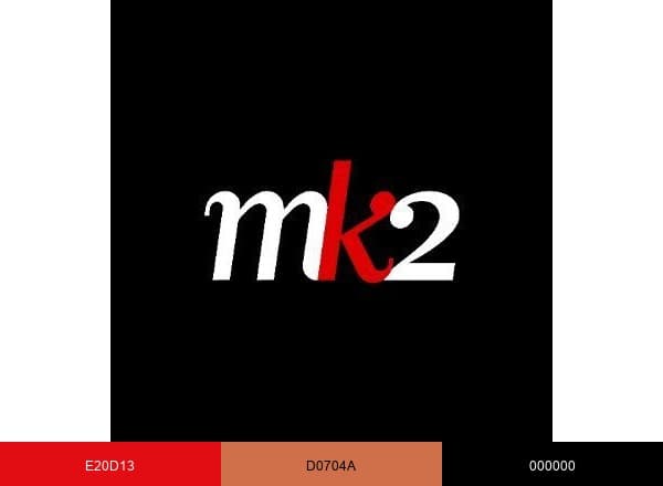 Mk2 brand color palette