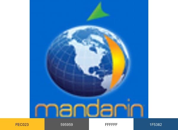 Mandarin Library Automation brand color palette