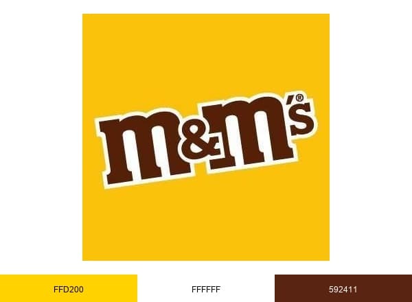 M&M'S brand color palette