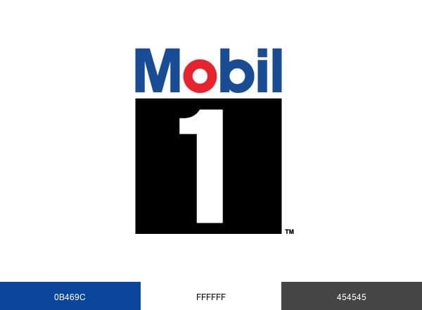 Mobil 1 brand color palette