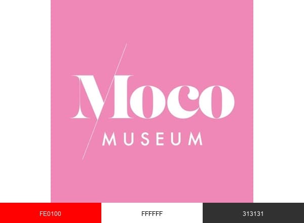 Moco Museum brand color palette