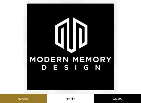 Modern Memory Design Picture Frames brand color palette
