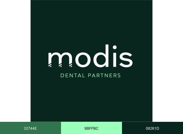 MODIS Dental Partners brand color palette