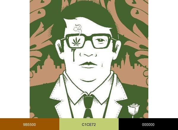 Moe Greens brand color palette