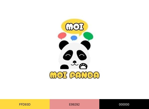 Moi Panda brand color palette