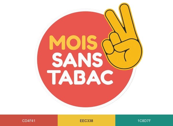 Mois sans tabac Ile-de-France brand color palette