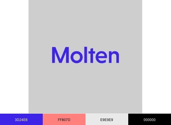 Molten Ventures brand color palette