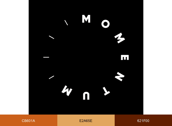 Momentum Dubai brand color palette