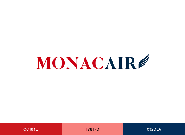 Monacair brand color palette
