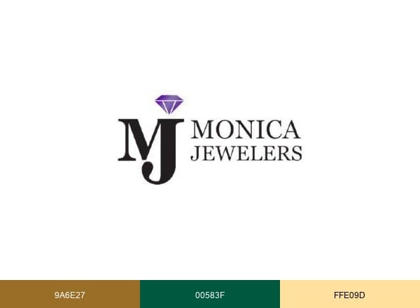 Monica Jewelers brand color palette