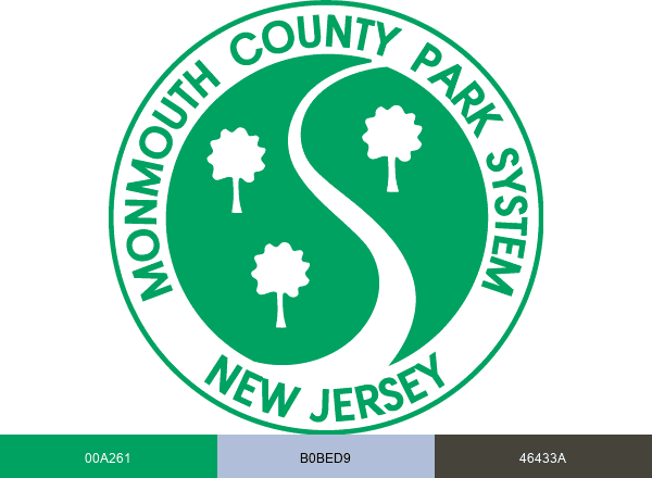 Monmouth County Park System brand color palette