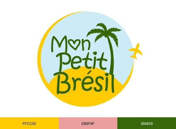 Mon Petit Brésil brand color palette