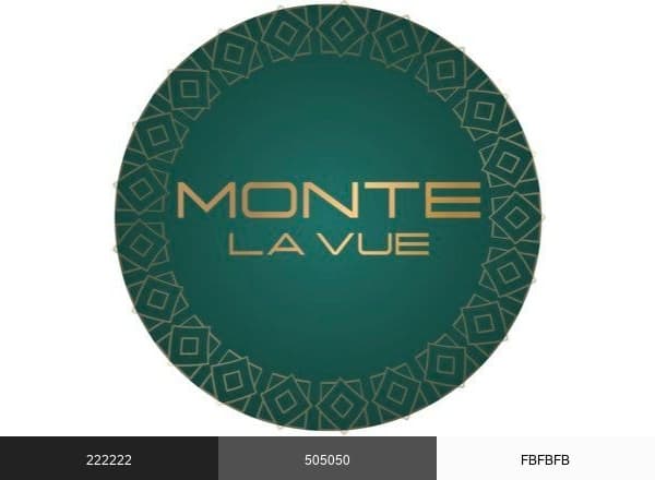 Monte La Vue Boutique Hotel brand color palette